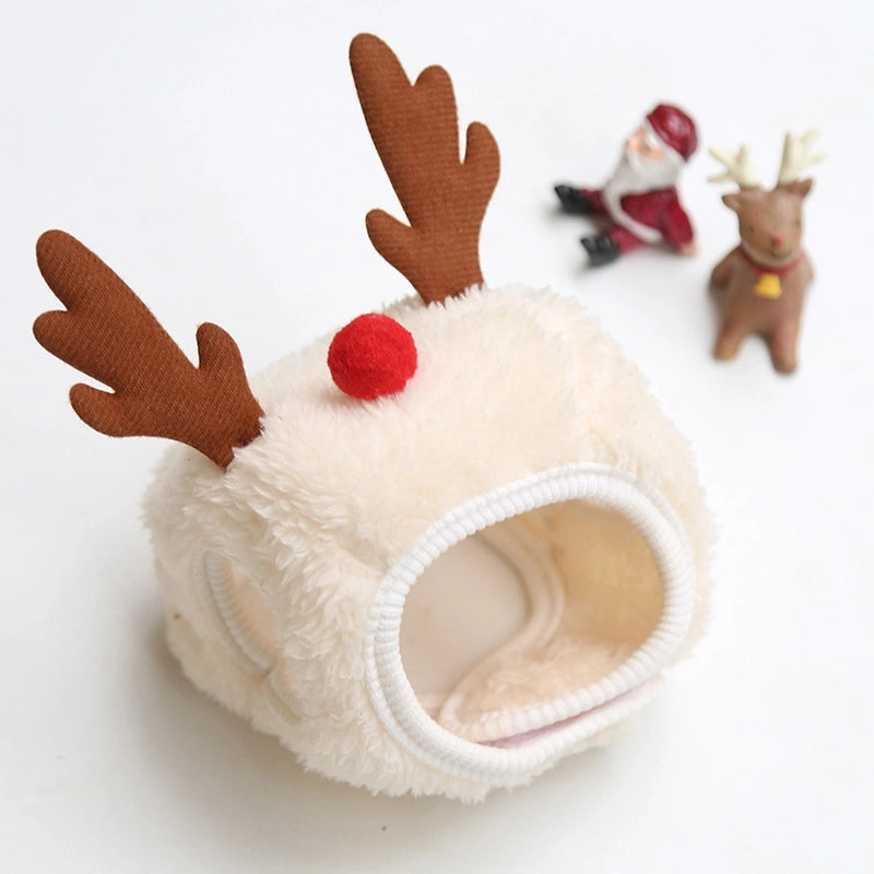 Cartoon Style Polyester Cartoon Pet Saliva Towel Pet Hat