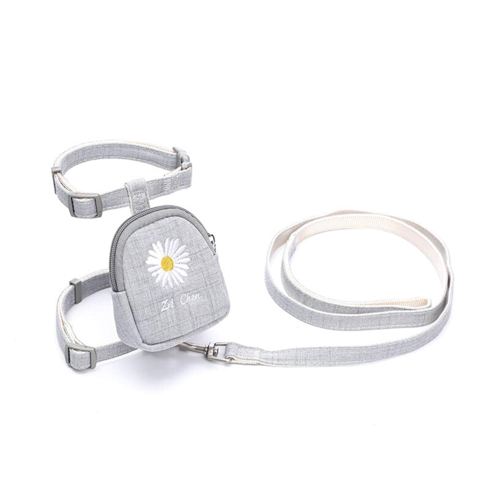 Daisy Backpack-Style Cat Harness & Leash Set