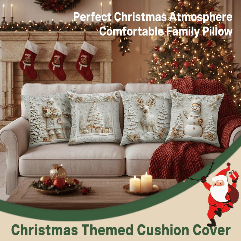 🎁Early Christmas Hot Sale 49% OFF🎅🎄Christmas Themed Cushion Cover💝4-piece set