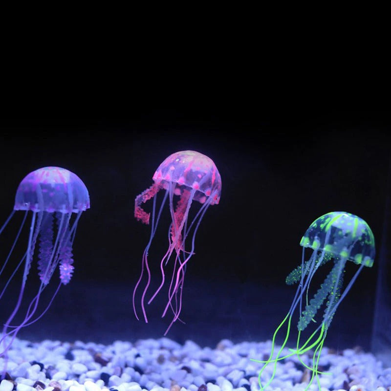 Jellyfish Fish Ornament For Aquarium
