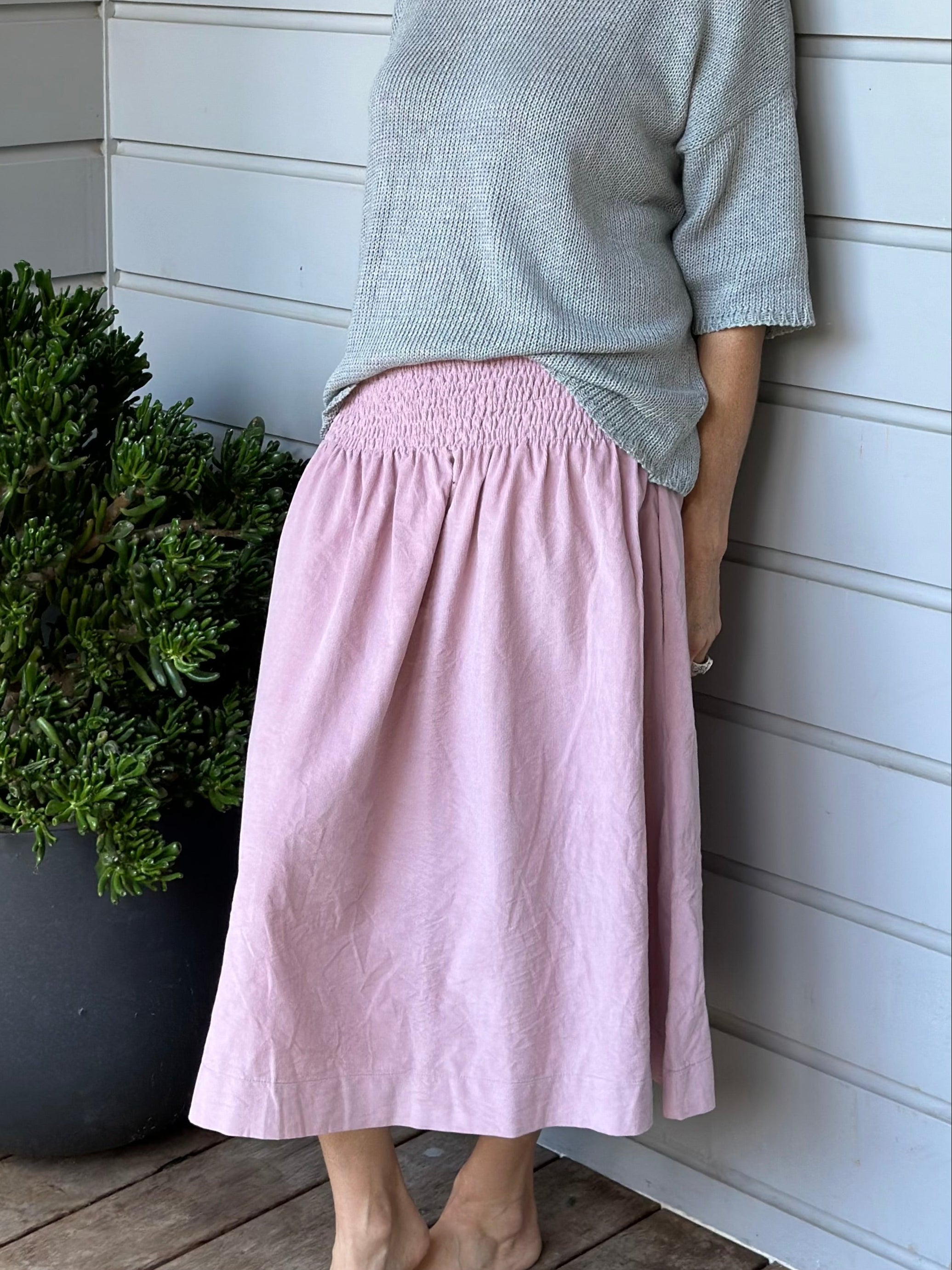 dusty pink cord