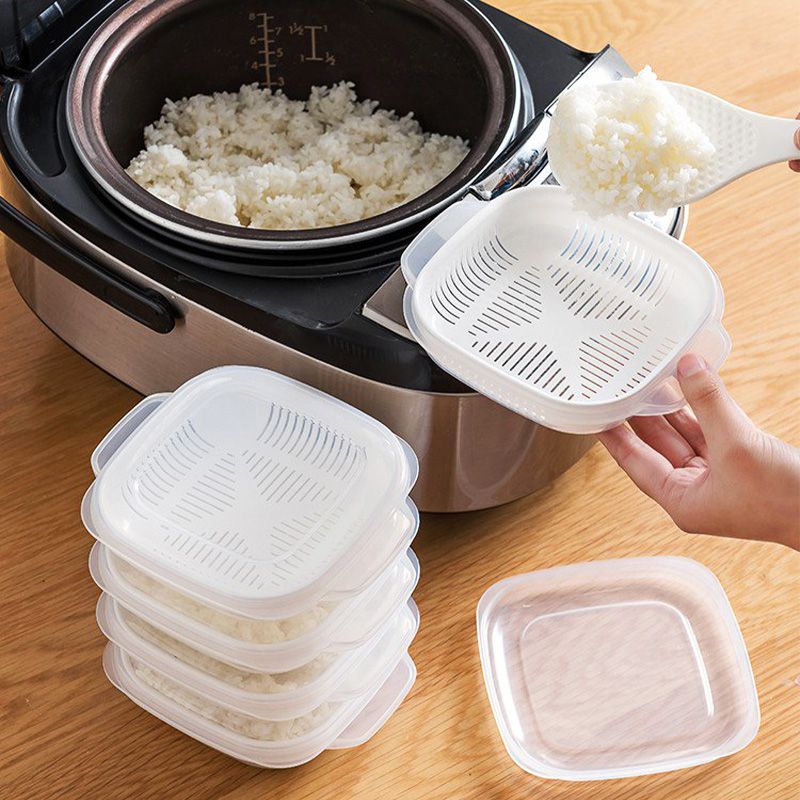 5pcs Drainage Bento Box Fruit Container - Great Gift