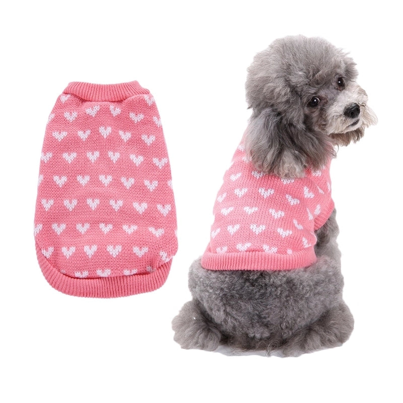 Casual Acrylic Color Block Pet Clothing