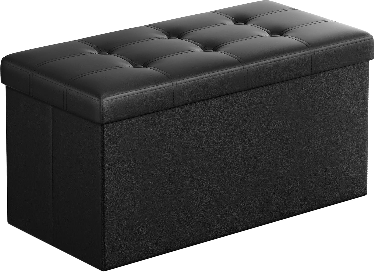 SONGMICS Mazie Collection - 43 Inches Folding Storage Ottoman Bench