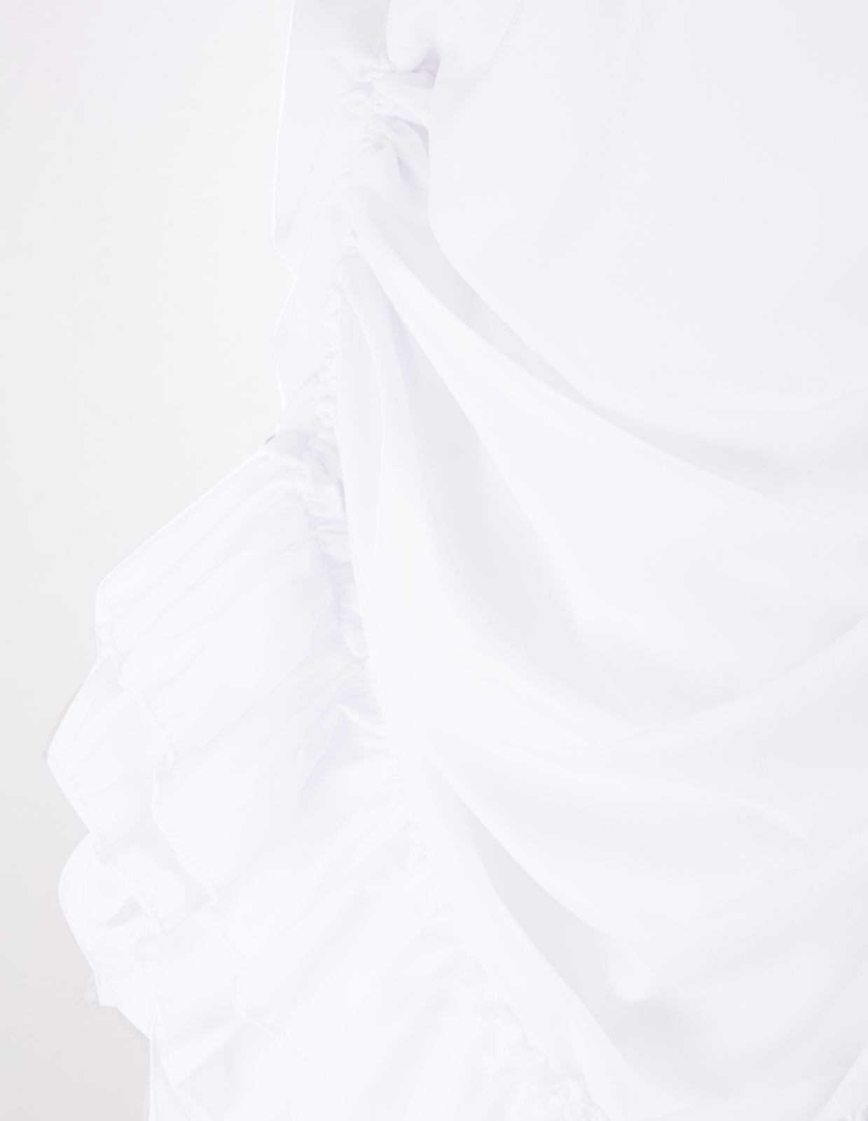 Vintage Retro Elastic Waist Length Adjustable Gothic Bustle Skirt