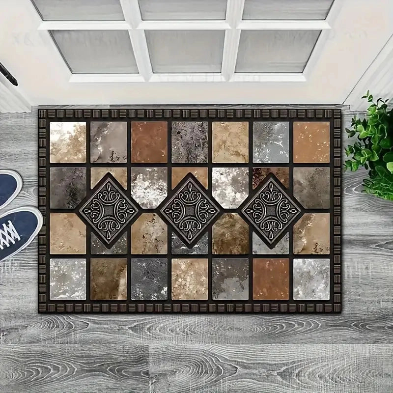 Casual Letter Diatom Ooze Carpet Bathing