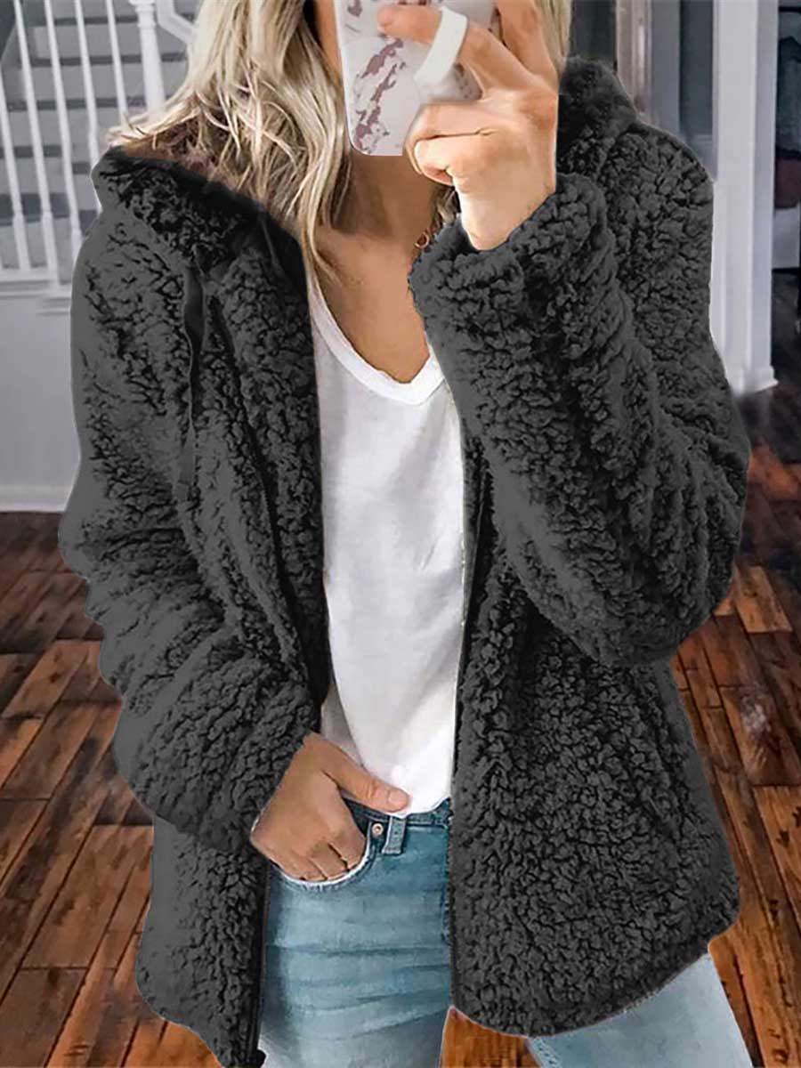 Hooded Fleece Jacket(9 colors)