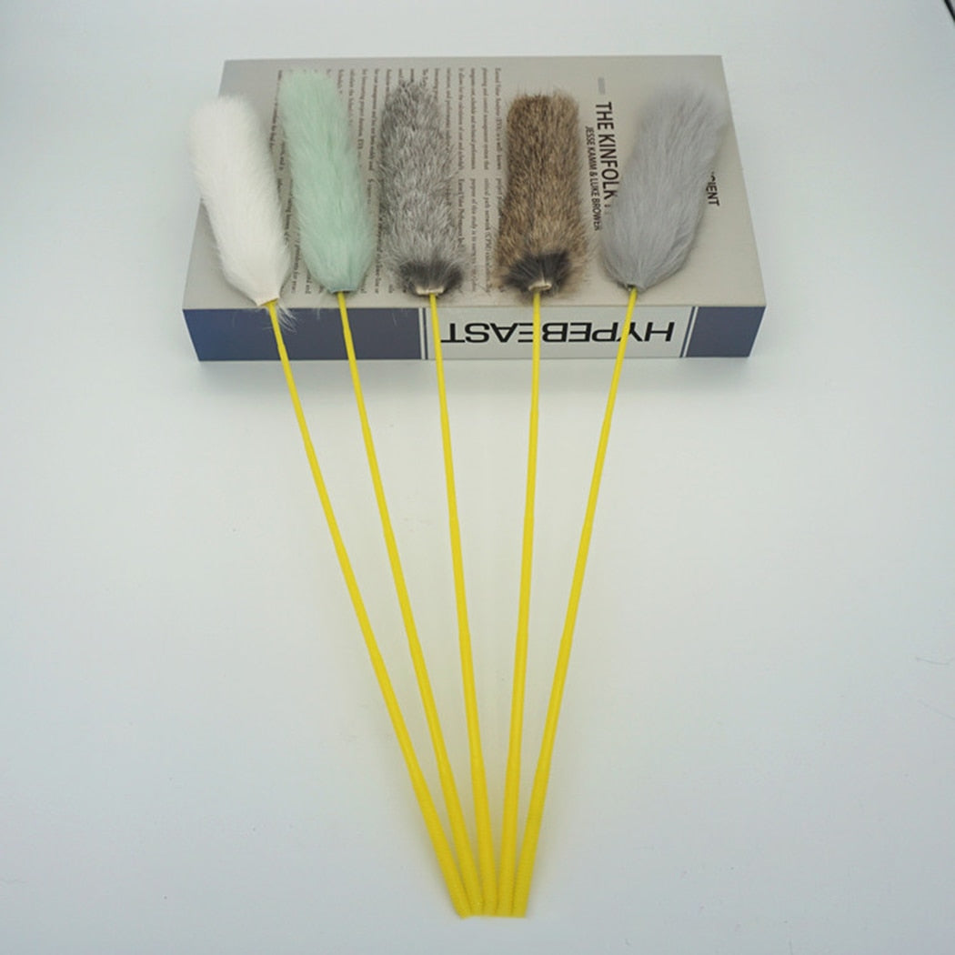 Fluffy Teaser Toy For Cats