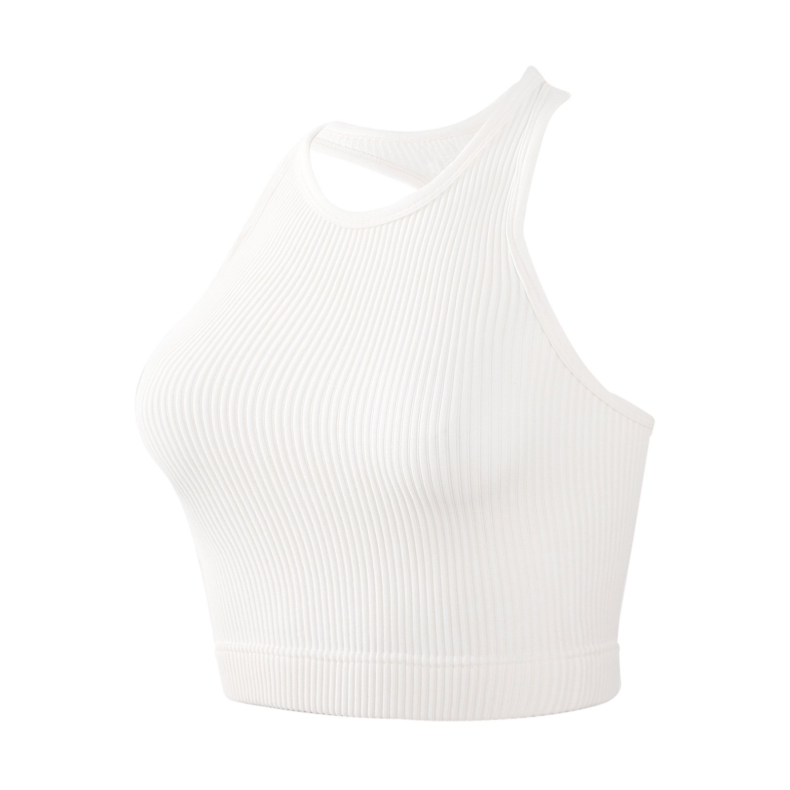 Women's Solid Racerback Sports Tank Top