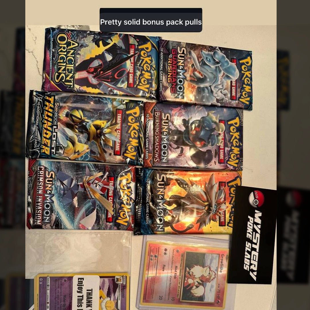10X Pokémon Booster Packs