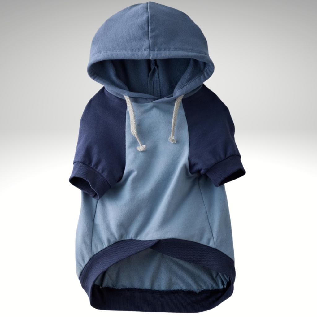 Lightweight Hooded Tee Organic Cotton Dog Hoodie Pet Coat