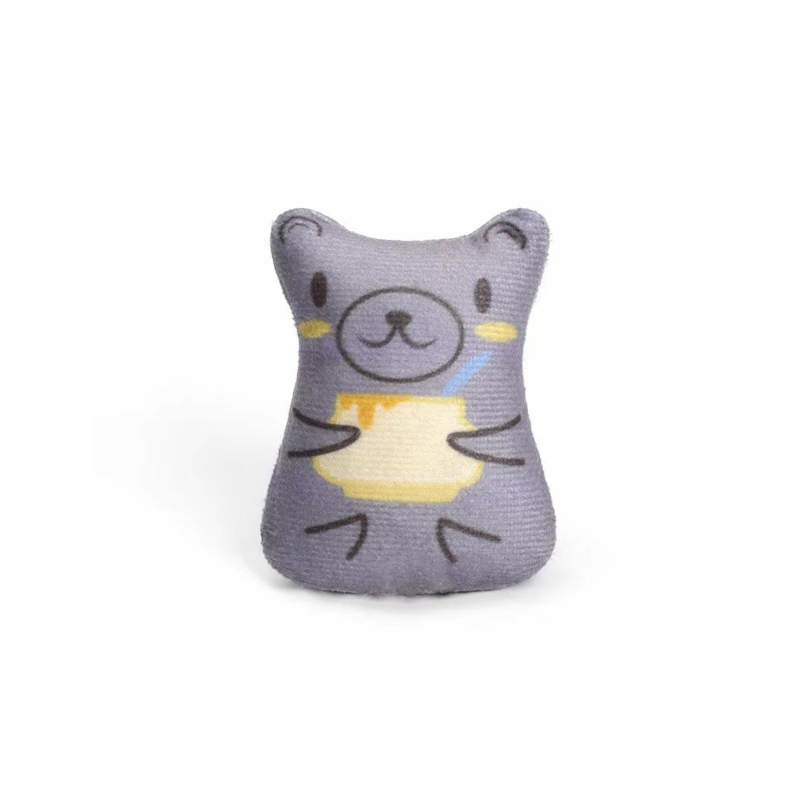 Cartoon Animal Design Chewing Cat Toys With Catnip