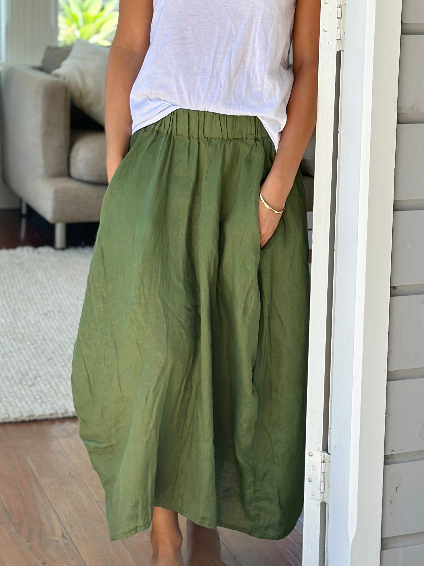 moss linen