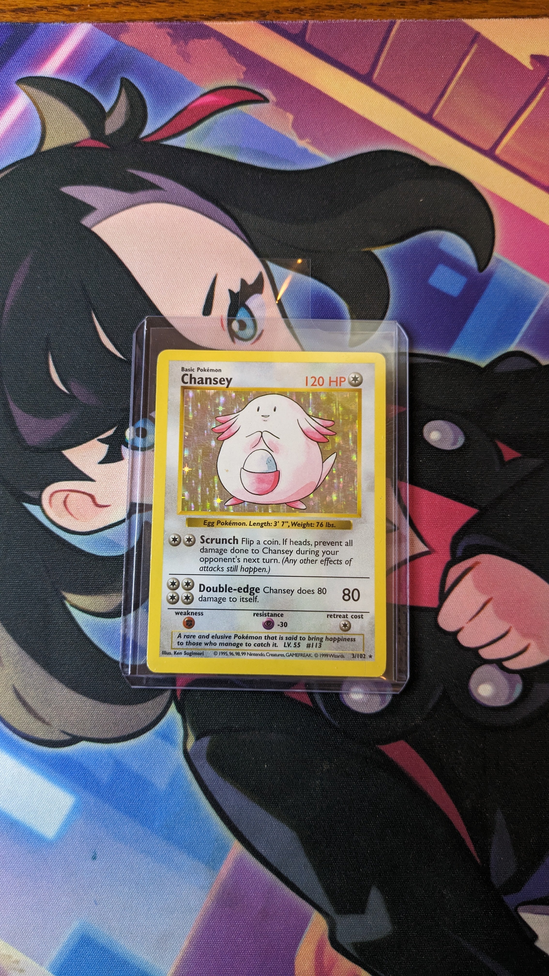 Shadowless Base Set Chansey Holo