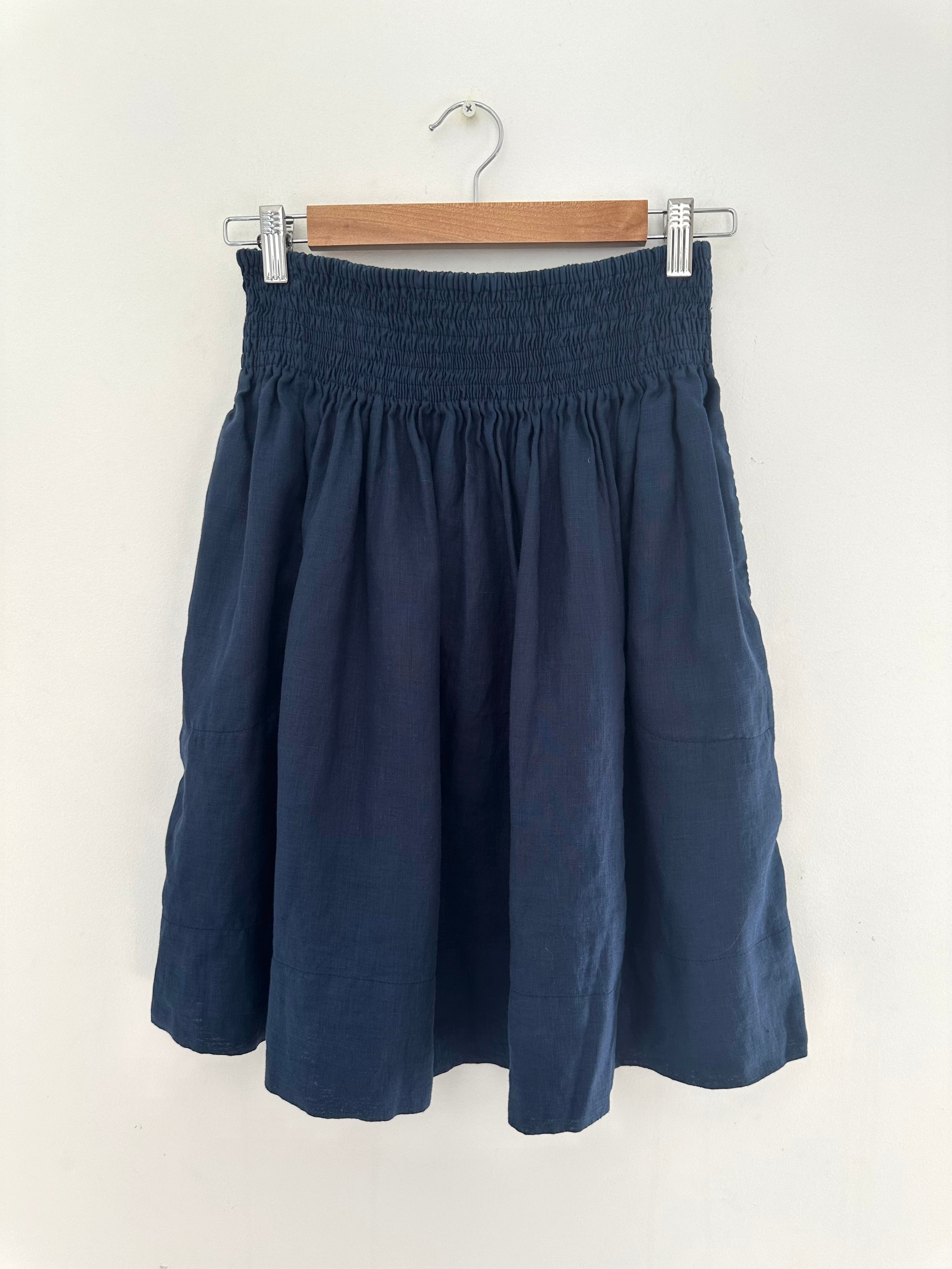 indigo linen
