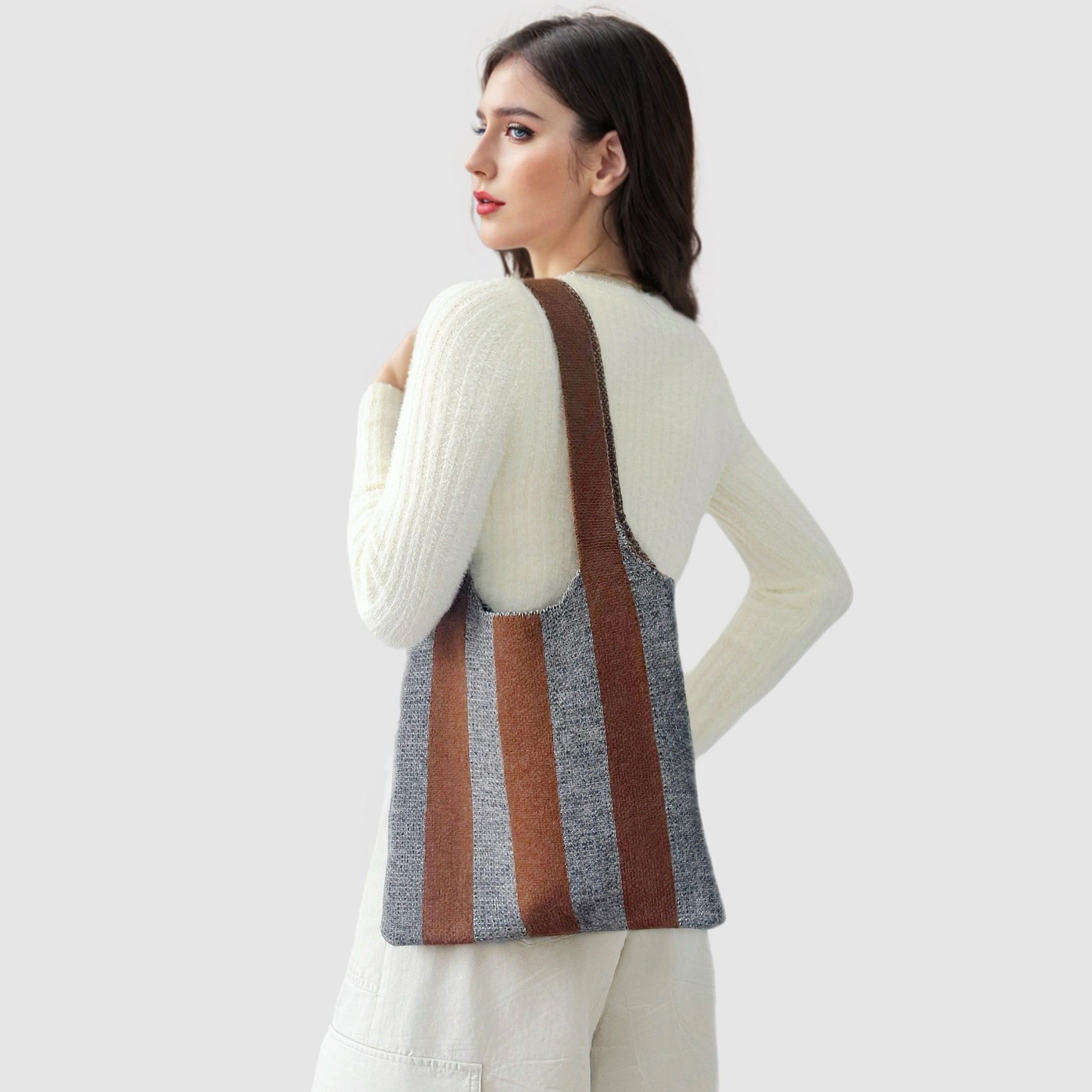 Bold Band Knit Bag