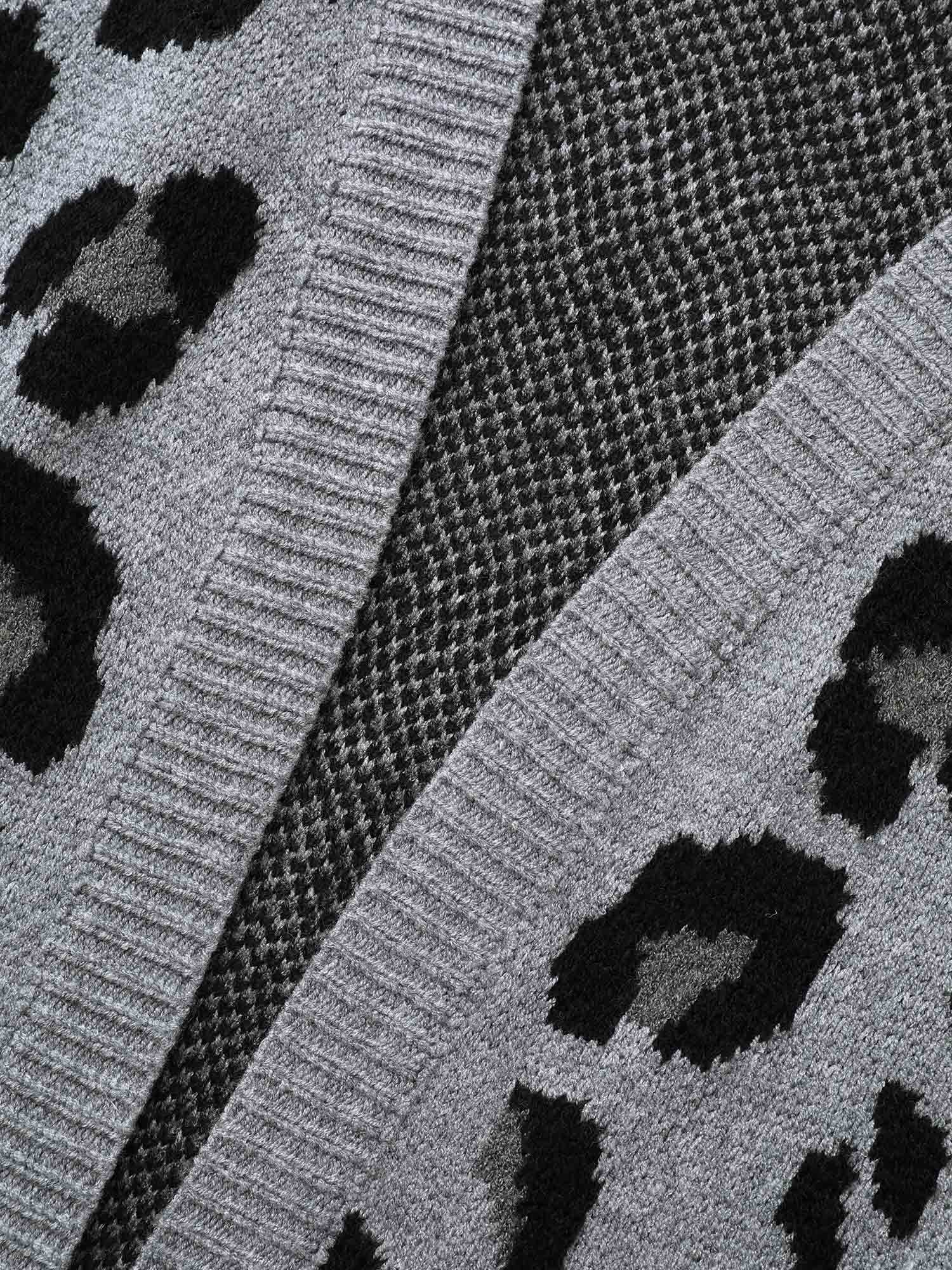 Supersoft Essentials Leopard Print Kimono Collar Cardigan