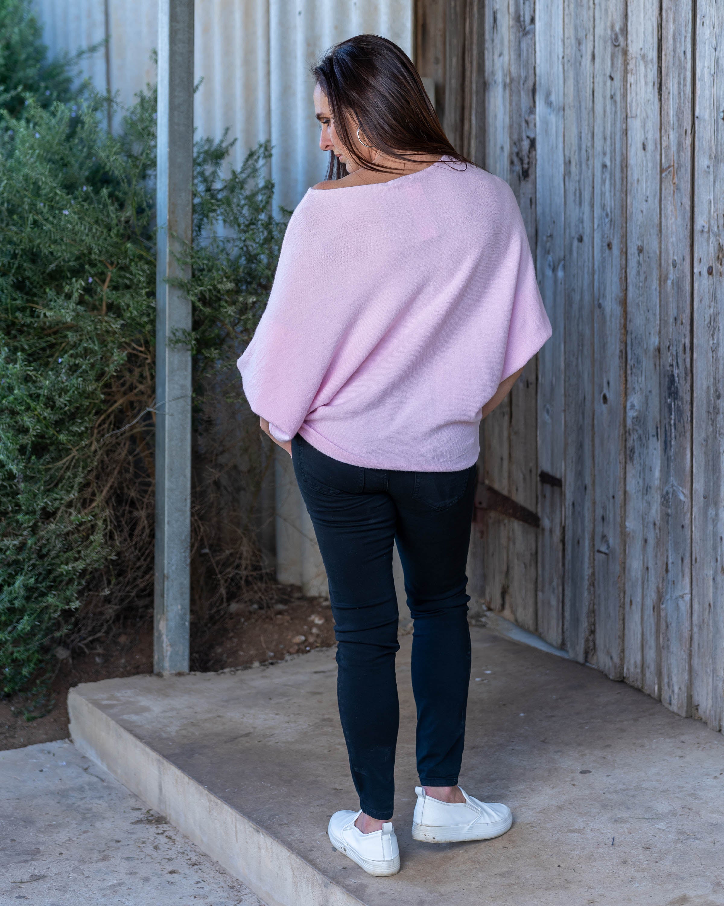 Cashmere Feel Knit | Pink