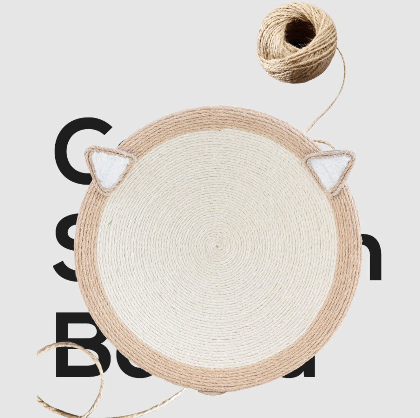 Multifunctional Sisal Cat Scratcher With Cute Animal Design