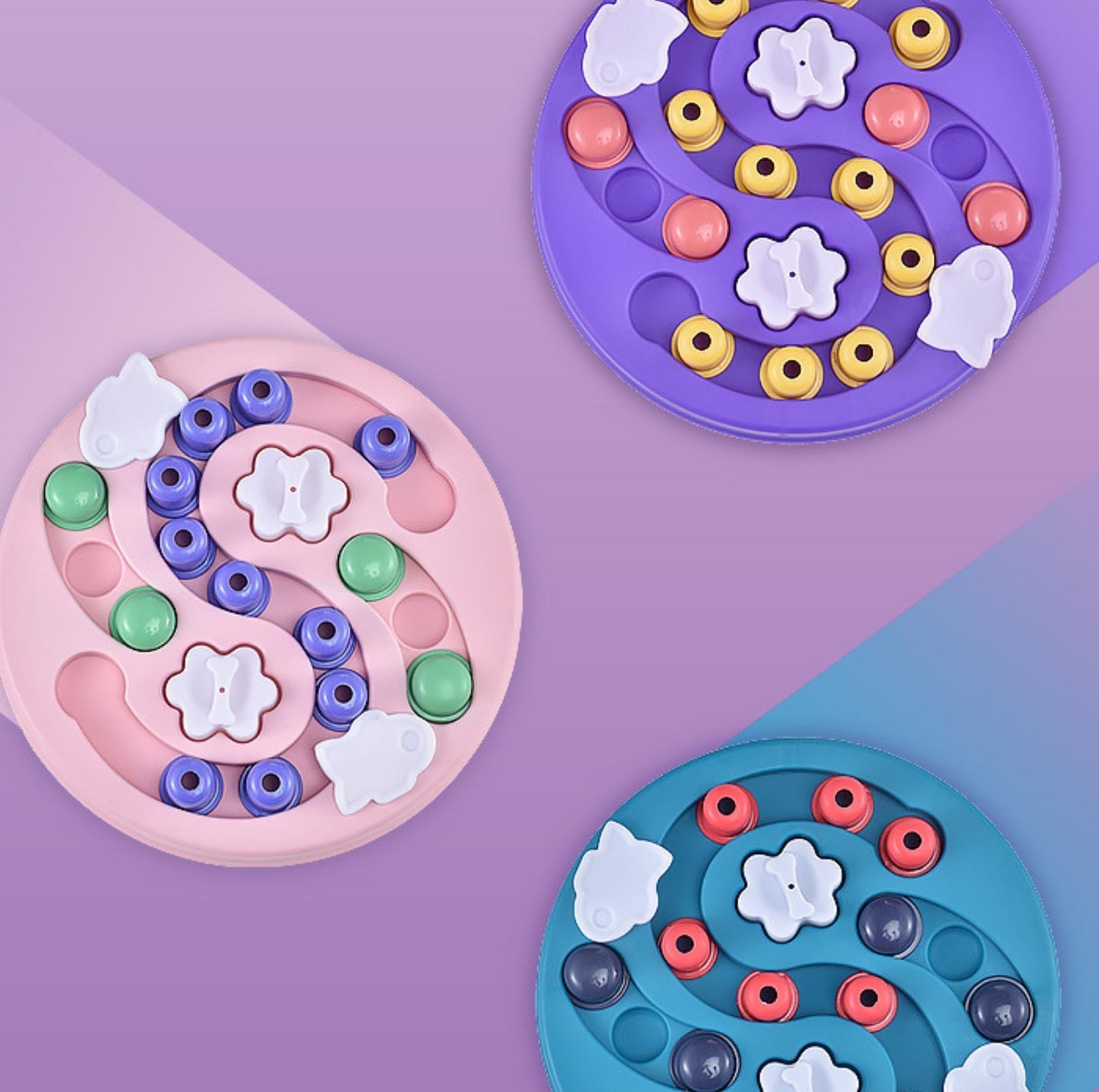 Interactive Colourful Dog Puzzle Training Toy