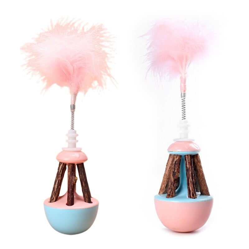 Interactive Feather Ball Toys