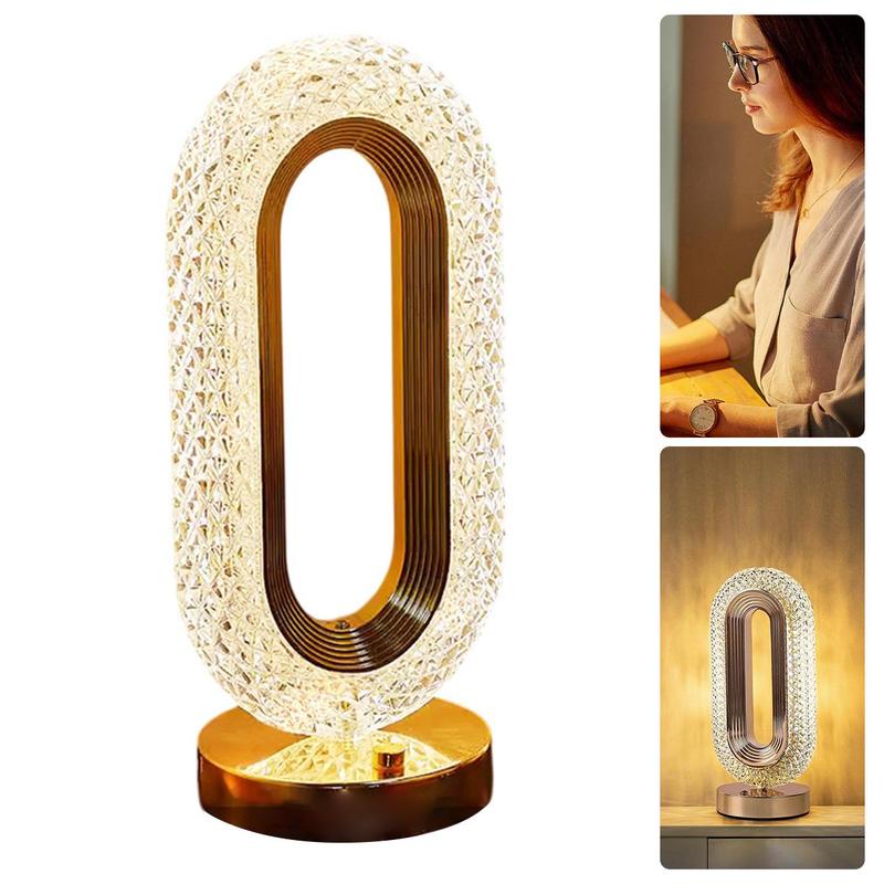 🎅Christmas Sale 49% OFF!!🎄50K+ SOLD! 🎁✨Rechargeable Luxury Crystal LED Night Light Lamp