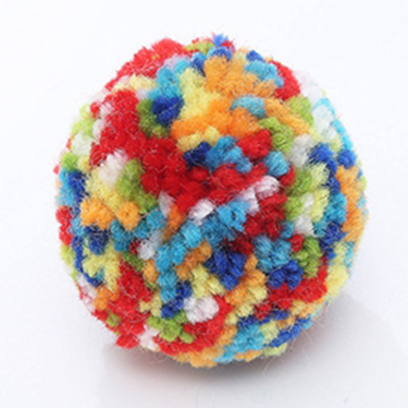 6 Piece Colorful Plush Cat Toys