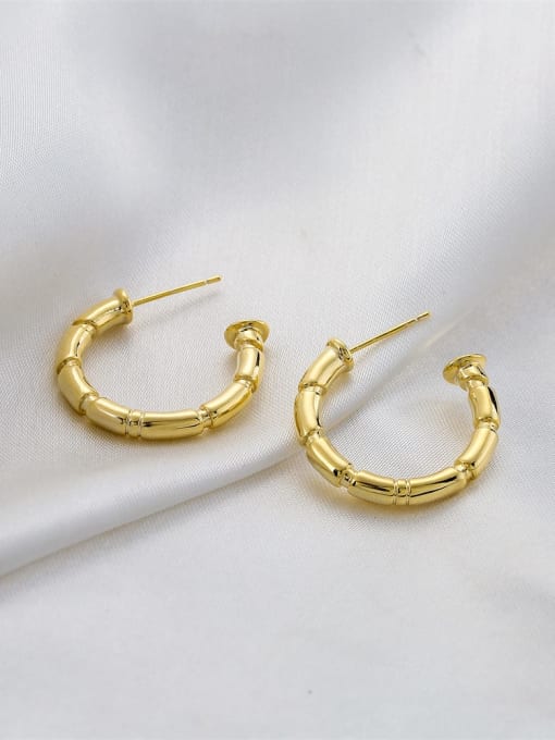 Gold Staggered Earrings