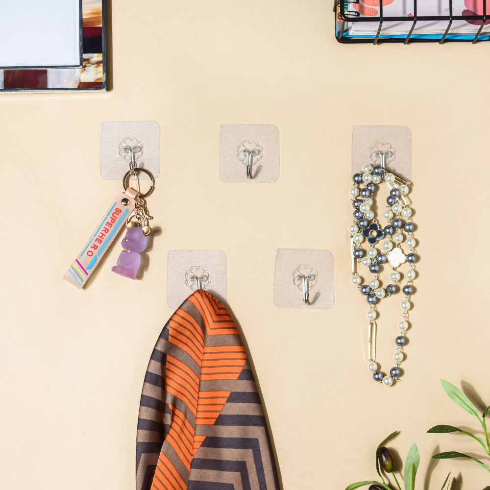 Transparent Hooks - Set of 10