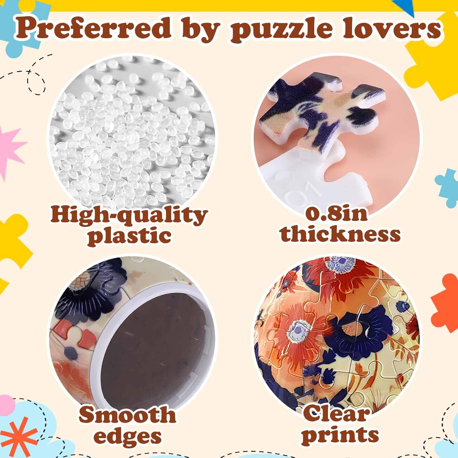 Unique 3D Puzzle - 160 Pieces of Puzzle Flower Vase, Plum Blossom Themed Art Projects Gift