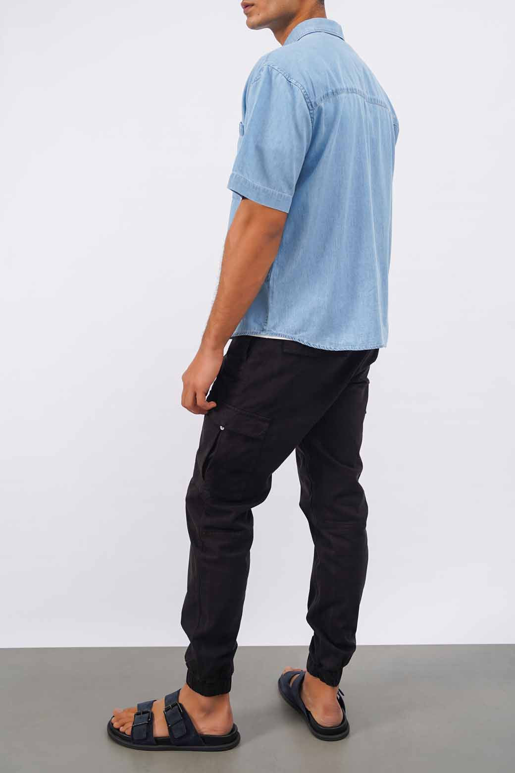 DENIM SHIRT WITH POCKET