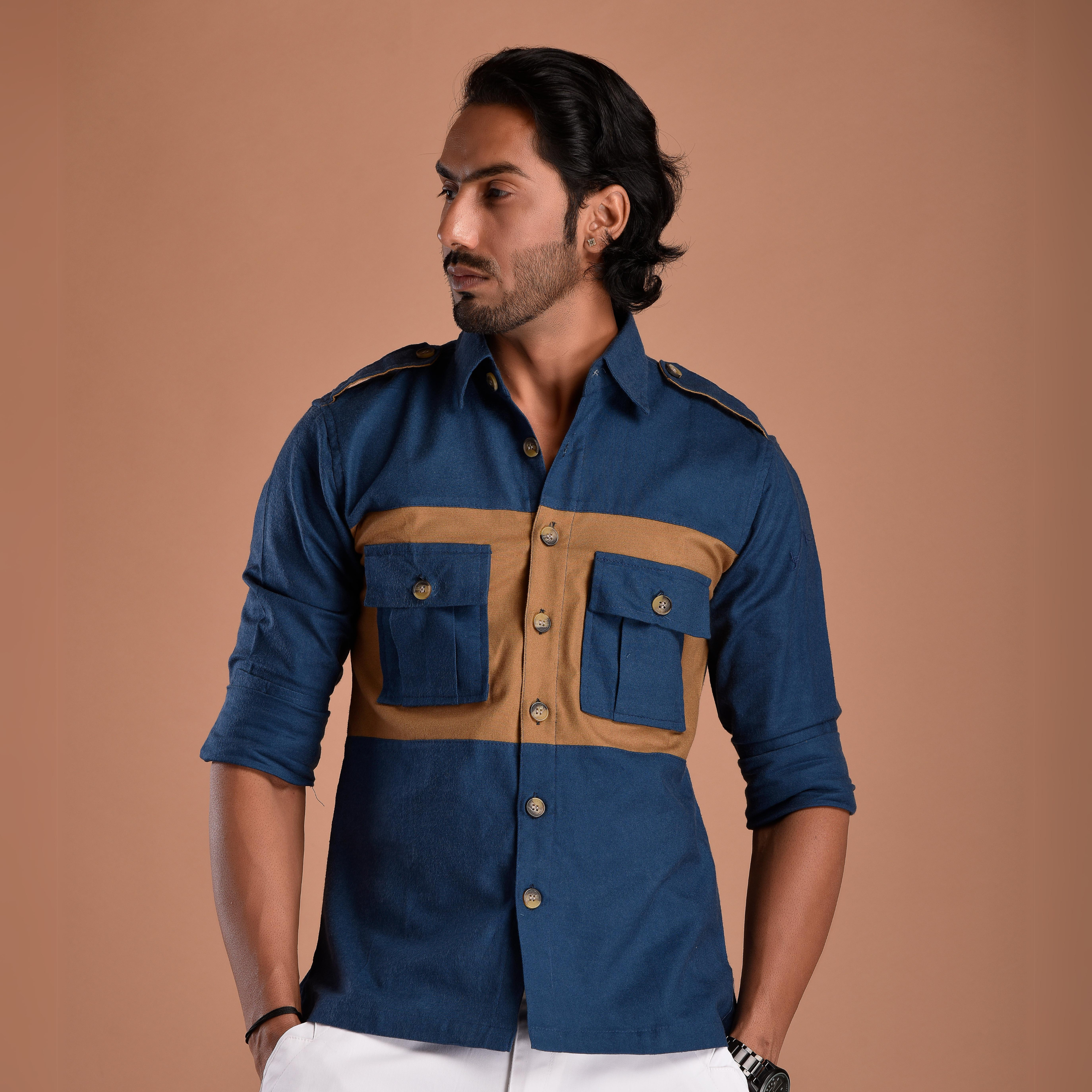 Lapis Blue Hunt in Style Shirt