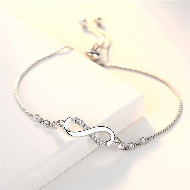S925 Infinity Diamond Love Bracelet